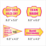 Haldi Ceremony Photo Props Kit