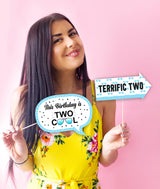 Two Cool Party Birthday Photo Props Kit