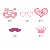 Bride To Be Party Photo Booth Props Kit