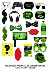 Gaming Theme Balloon Birthday Party Photo Booth Props Kit Set of 20