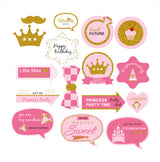 Princess Birthday Party Photo Booth Props Kit