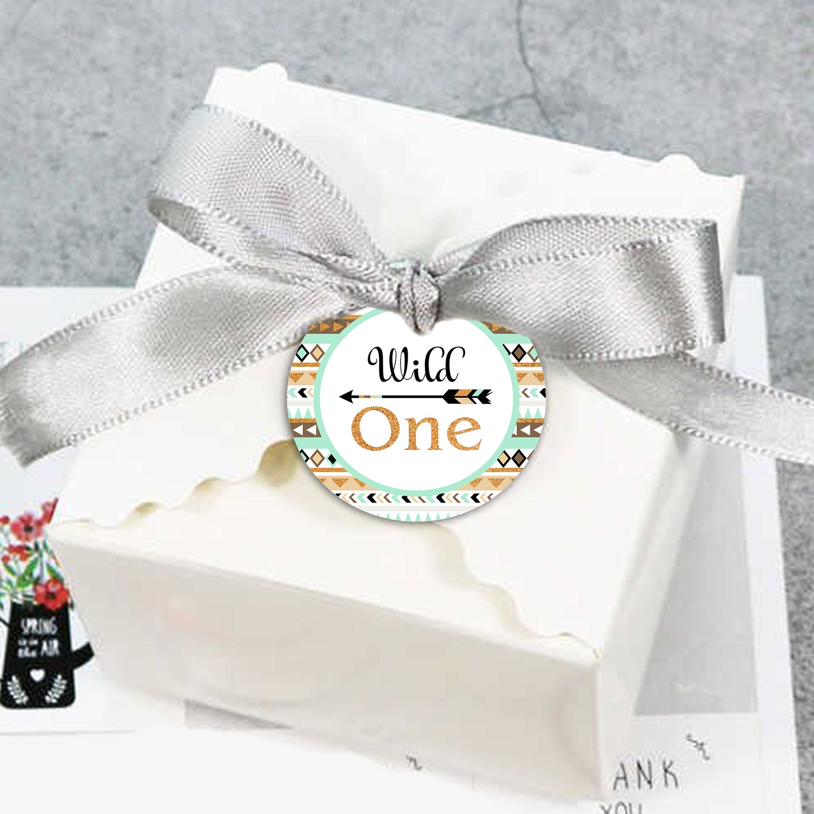 Wild One Birthday Party Thank You Tags/Return Gift tags