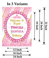 Princess Theme Birthday Party Yard Sign/Welcome Board.