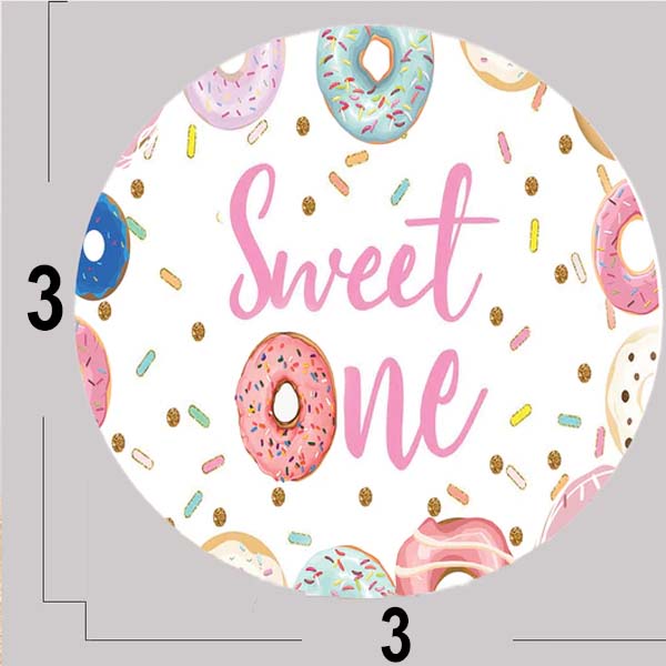 Two Sweet Theme Birthday Party Backdrop for Decoration-Personalized