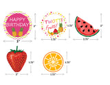 Twotti Fruity Birthday Party Cake Topper /Cake Decoration Kit