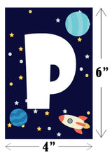 Space Theme Birthday Party Banner for Decoration