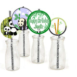 Panda Theme  Birthday Party Paper Decorative Straws