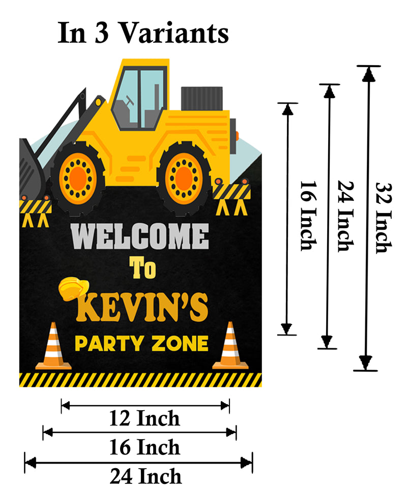 Construction Theme Birthday Party Yard Sign/Welcome Board.