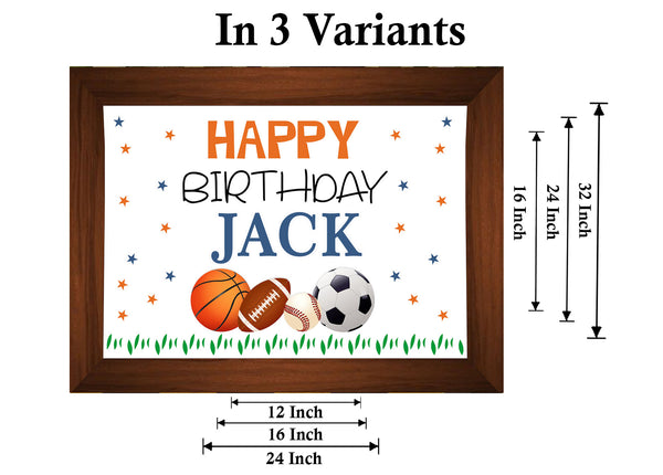 Sports Theme Birthday Party Yard Sign/Welcome Board.