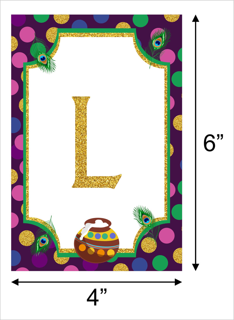 Little Krishna Theme Birthday Party Banner for Decoration