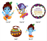 Little Krishna Theme Birthday Party Cutouts