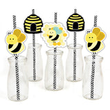 "What It Will Bee" Baby Shower Theme Party Paper Decorative Straws