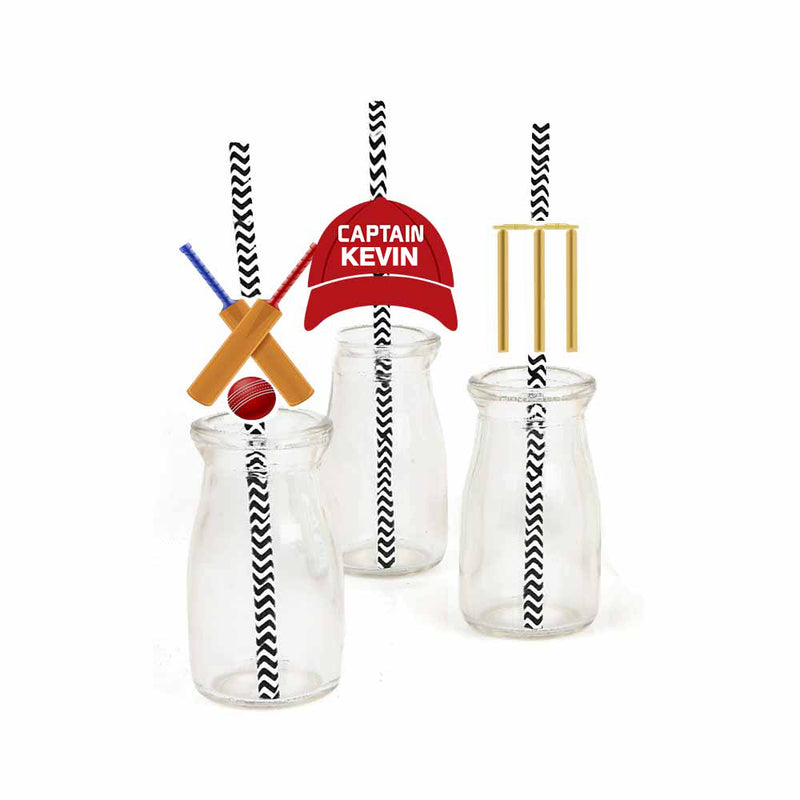 Cricket Theme Birthday Party Paper Decorative Straws