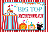 Carnival Theme Birthday Table Mats for Decoration