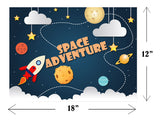 Space Theme Birthday Table Mats for Decoration