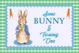 Bunny Theme Birthday Table Mats for Decoration