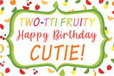 Twotti Fruity Birthday Table Mats for Decoration