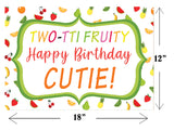 Twotti Fruity Birthday Table Mats for Decoration