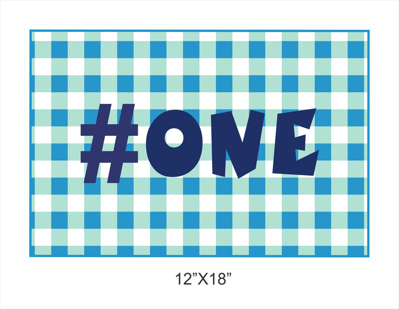 One Is Fun Theme Birthday Table Mats for Decoration