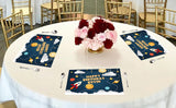 Space Theme Birthday Table Mats for Decoration