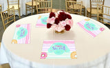 Two Sweet Birthday Table Mats for Decoration