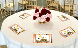 Construction Theme Birthday Table Mats for Decoration