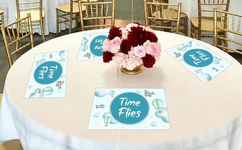 Air Plane Theme Birthday Table Mats for Decoration