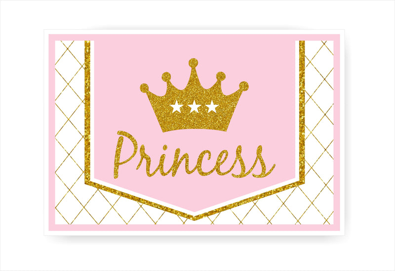 Princess Theme Birthday Table Mats for Decoration