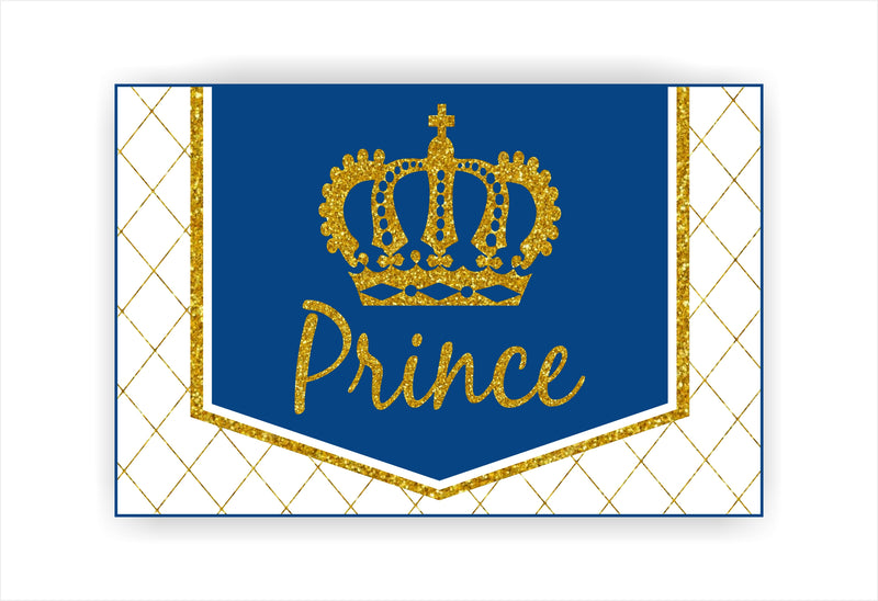 Prince Theme Birthday Table Mats for Decoration