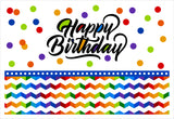 Joyful Party Birthday Table Mats for Decoration