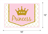 Princess Theme Birthday Table Mats for Decoration