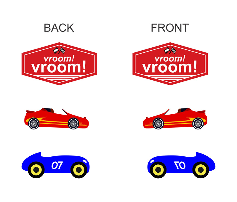 Racing Car Theme Birthday Party Table Toppers for Decoration