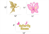 Butterflies and Fairies Theme Birthday Party Table Toppers for Decoration