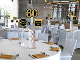 60th Theme Birthday Party Table Toppers for Decoration