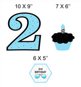 Two Cool Party Theme Birthday Party Table Toppers for Decoration