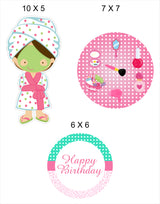 Spa Birthday Party Table Toppers for Decoration
