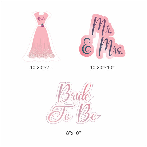 Bride To Be Theme Party Table Toppers for Decoration