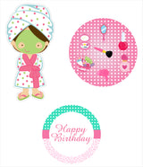 Spa Birthday Party Table Toppers for Decoration