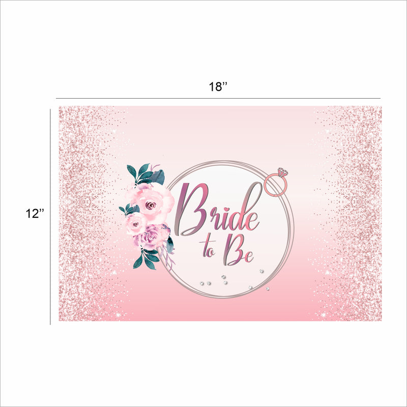 Bride To Be Theme Bridal Shower Table Mats for Decoration