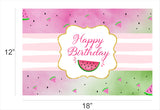 One In A Melon Theme Birthday Table Mats for Decoration