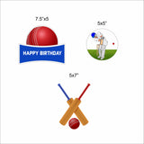 Cricket Theme Birthday Party Table Toppers for Decoration