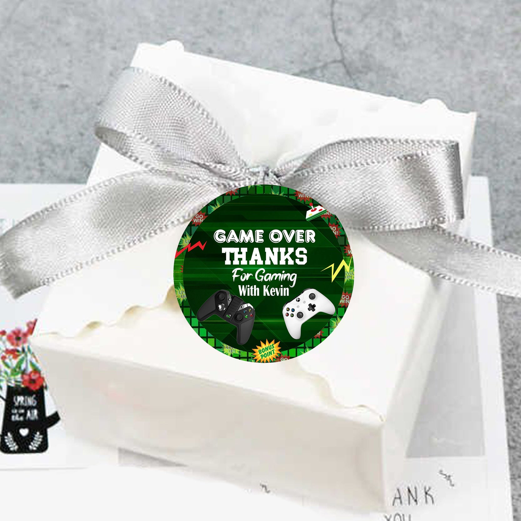 Gaming Theme Birthday Party Thank You Tags/Return Gift tags