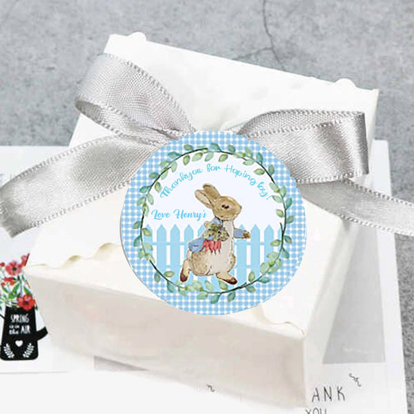 Bunny Birthday Party Thank You Tags/Return Gift tags