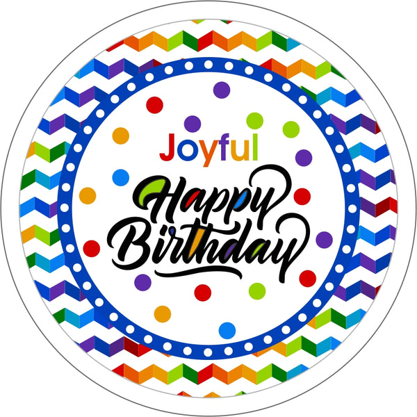 Joyful Party Birthday Thank You Tags/Return Gift tags
