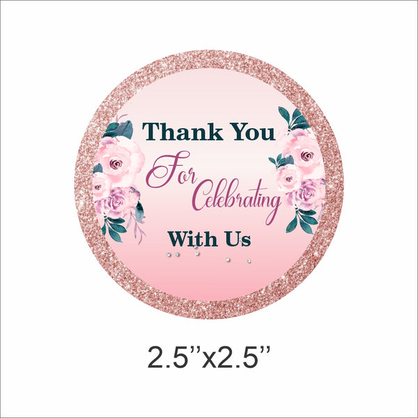 Bride To Be Bridal Party Thank You Tags/Return Gift tags