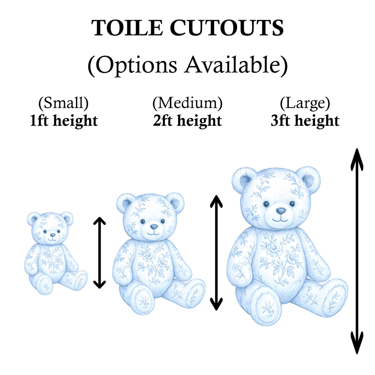Toile Party Cutouts / Props
