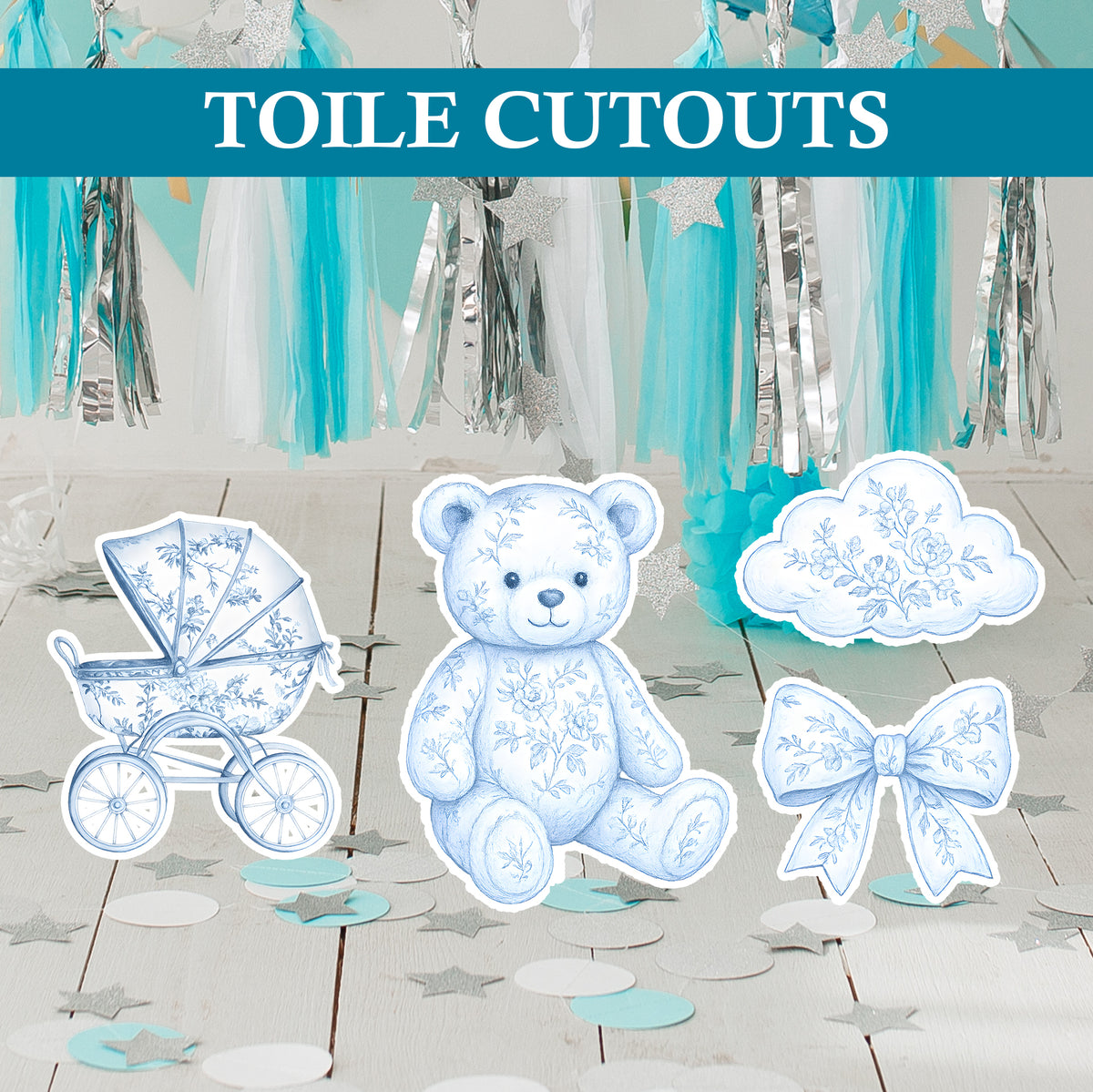 Toile Party Cutouts / Props