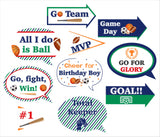 Sports Birthday Party Photo Booth Props Kit