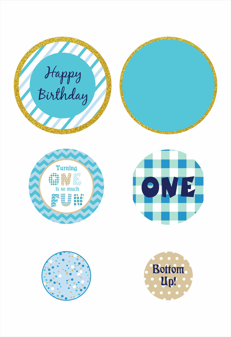 One Is Fun Birthday Party Table Confetti