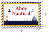 Nautical Theme Birthday Table Mats for Decoration